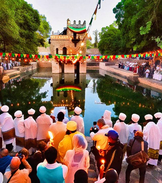 Timket Festival celebration in Ethiopia