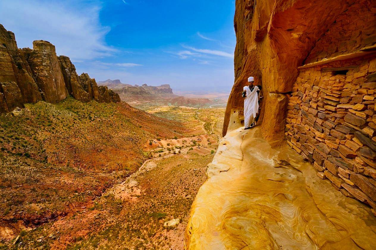 Breathtaking Ethiopian landscape on a Travel Ethiopia tour — ancient churches, highlands and living cultures