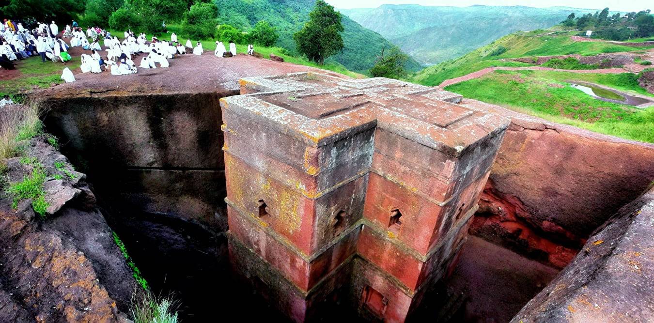 Breathtaking Ethiopian landscape on a Travel Ethiopia tour — ancient churches, highlands and living cultures